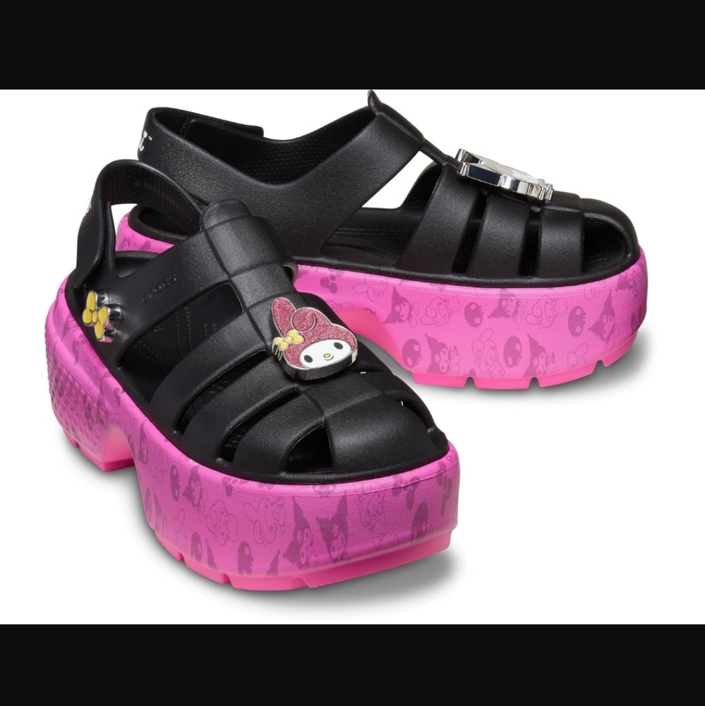 CROCS Unisex Sanrio My Melody/Kuromi Stomp Sandal [7W/5M]